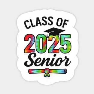 Class-of-2025-Senior-Graduation-Gold-Tie-Dye-Style-High-School-College-Grad-Gift Sticker